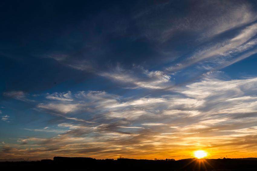 Sonnenuntergang am 02.11.2014