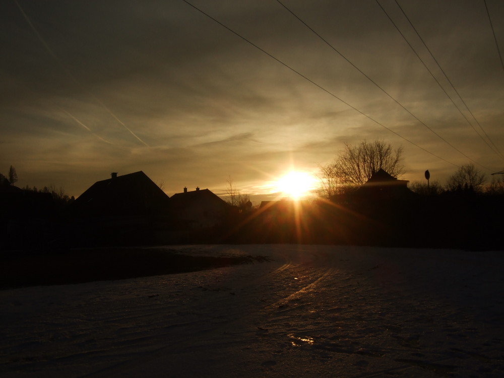 Sonnenuntergang am 03.01.2008