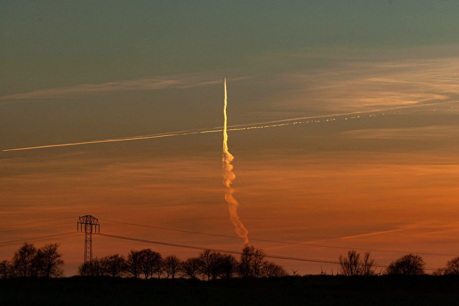 Sonnenuntergang am 07.04.2020