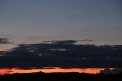 Sonnenuntergang am 08.09.2019 in Lünen - Aufnahme 1