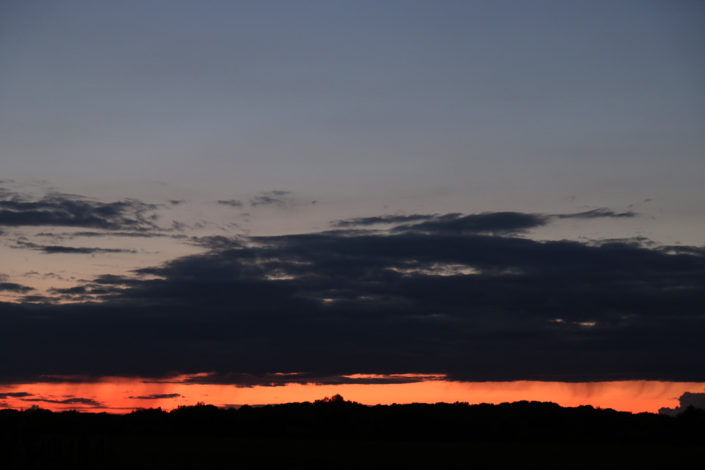 Sonnenuntergang am 08.09.2019 in Lünen - Aufnahme 2