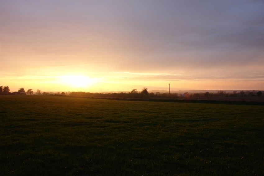 Sonnenuntergang am 1. Mai