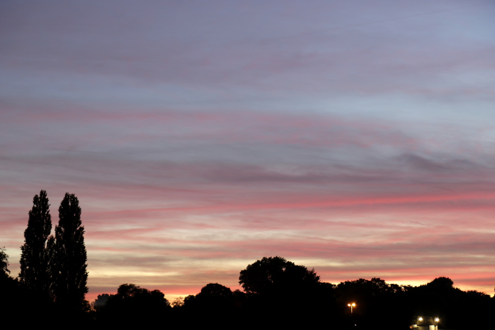 Sonnenuntergang am 14. September 2019