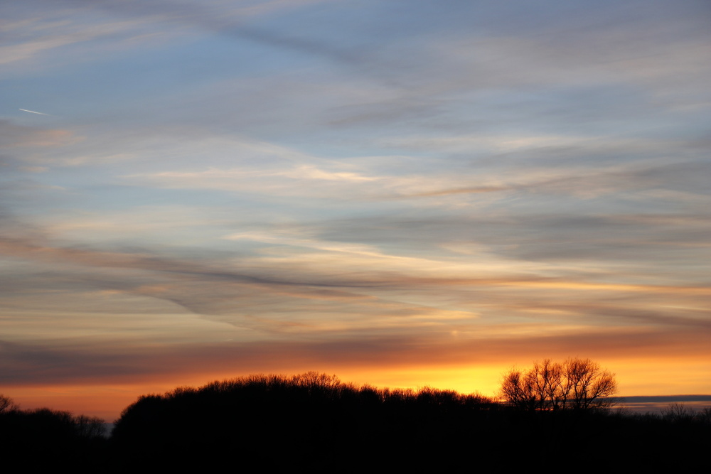Sonnenuntergang am 17. Januar 2021 - Bild 1