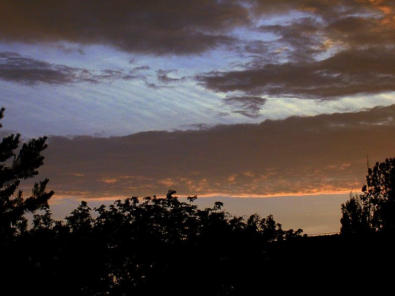 Sonnenuntergang am 22.06.06 über Nürnberg