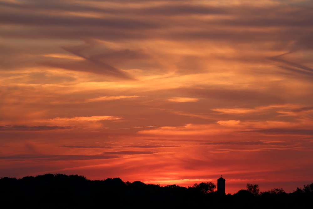 Sonnenuntergang am 23. Mai 2019