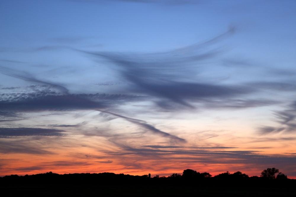 Sonnenuntergang am 23. Mai 2019