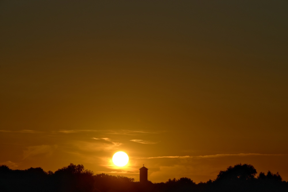 Sonnenuntergang am 24. Juni 2020 - Bild 1