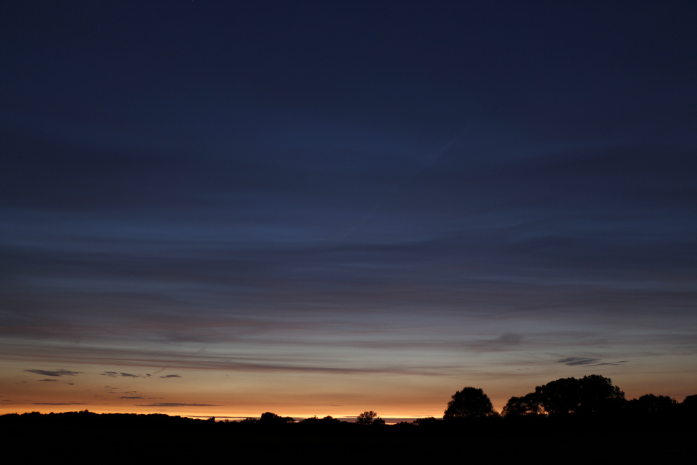 Sonnenuntergang am 24. Mai 2019 in Lünen