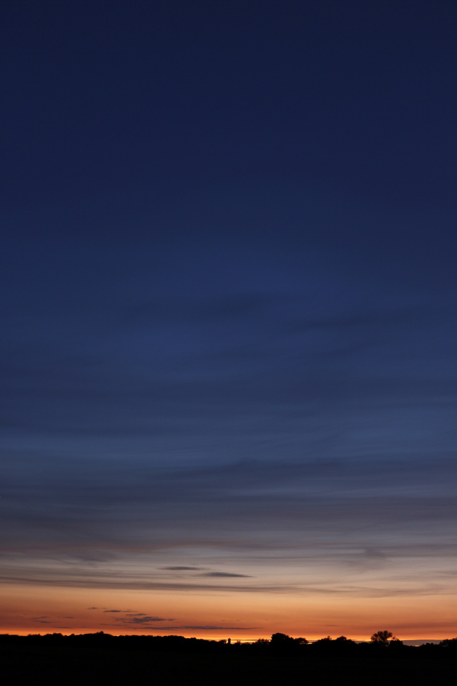 Sonnenuntergang am 24. Mai 2019 in Lünen