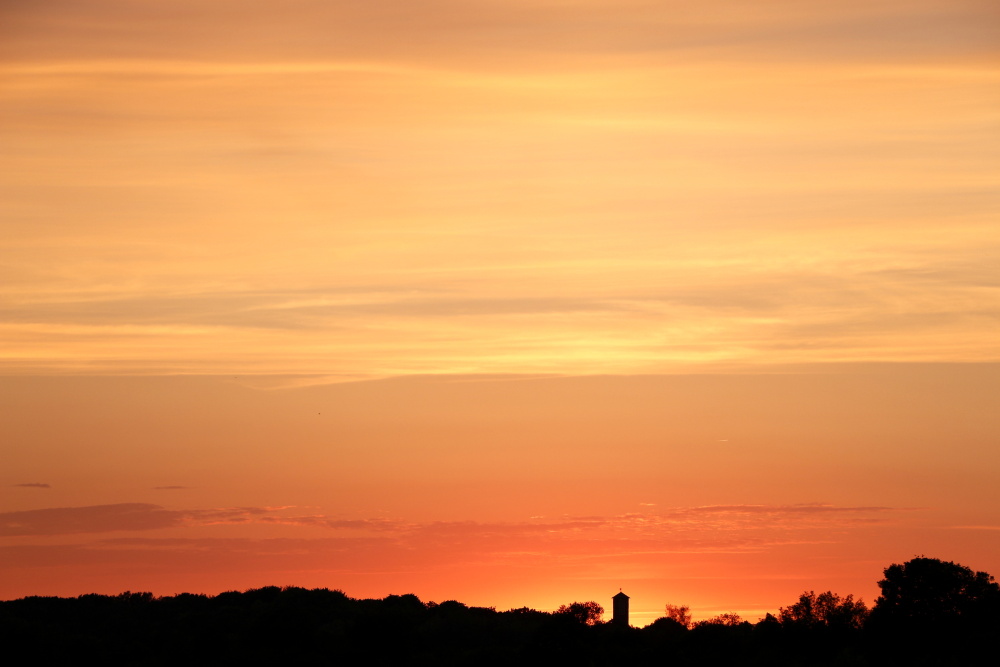 Sonnenuntergang am 24. Mai 2019 in Lünen