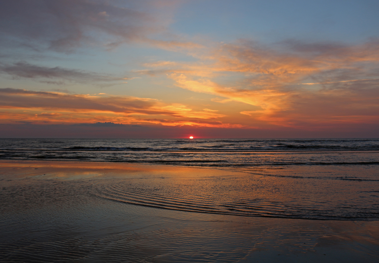 Sonnenuntergang am 24.07.14