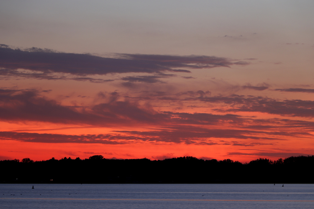 Sonnenuntergang am 25. Juli 2019