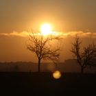 Sonnenuntergang am: 26.02.2011 in Richtung Neumark (Sachsen)