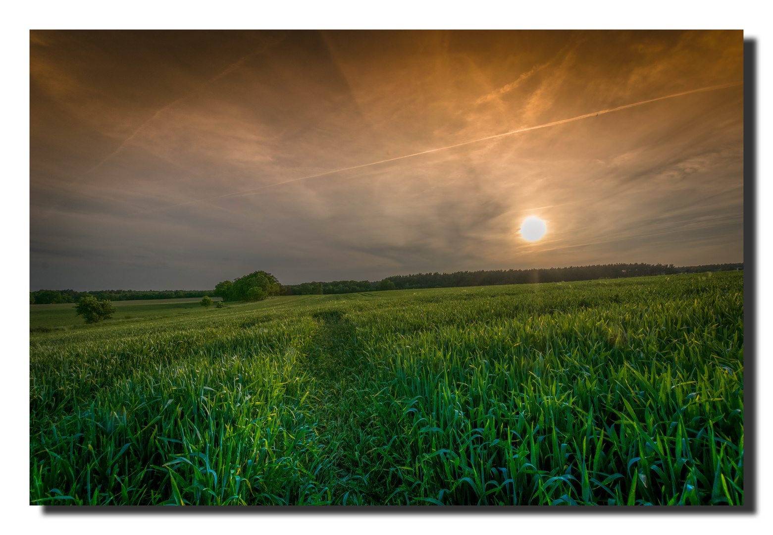 Sonnenuntergang am 28.05.2017 (Lüneburg)