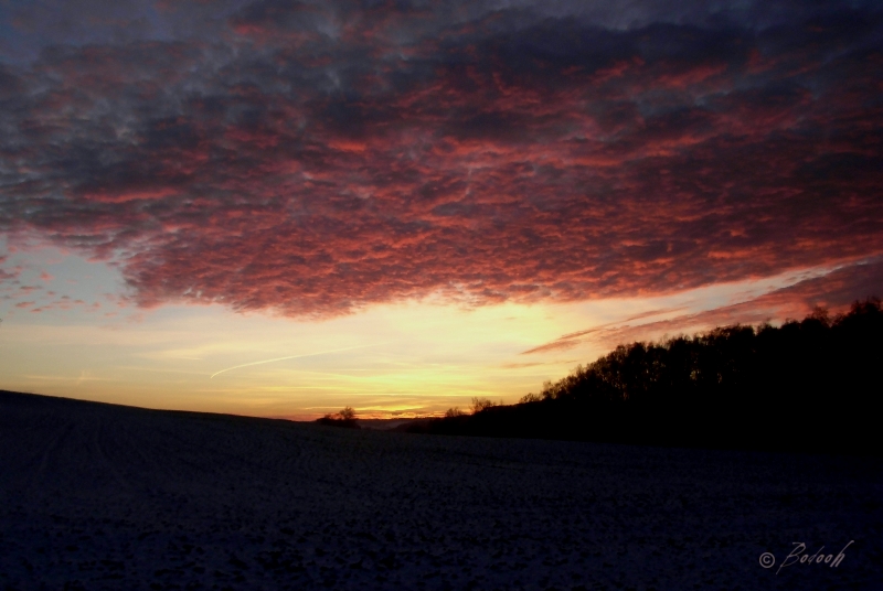 Sonnenuntergang am 28.11.2007