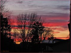 Sonnenuntergang am 3. Januar 2012