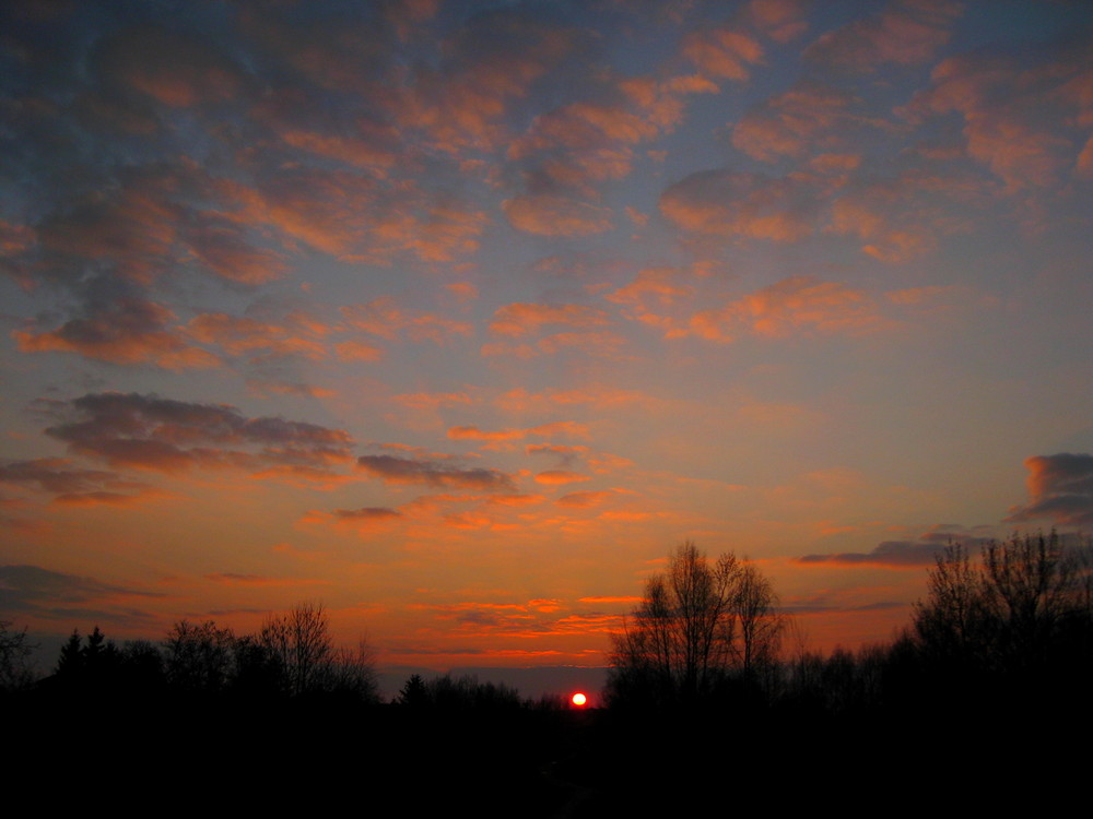 Sonnenuntergang am 30.03.2009