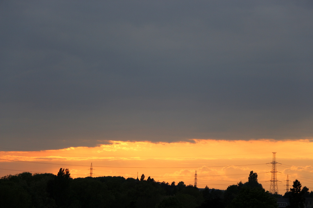 Sonnenuntergang am 6. Mai 2019