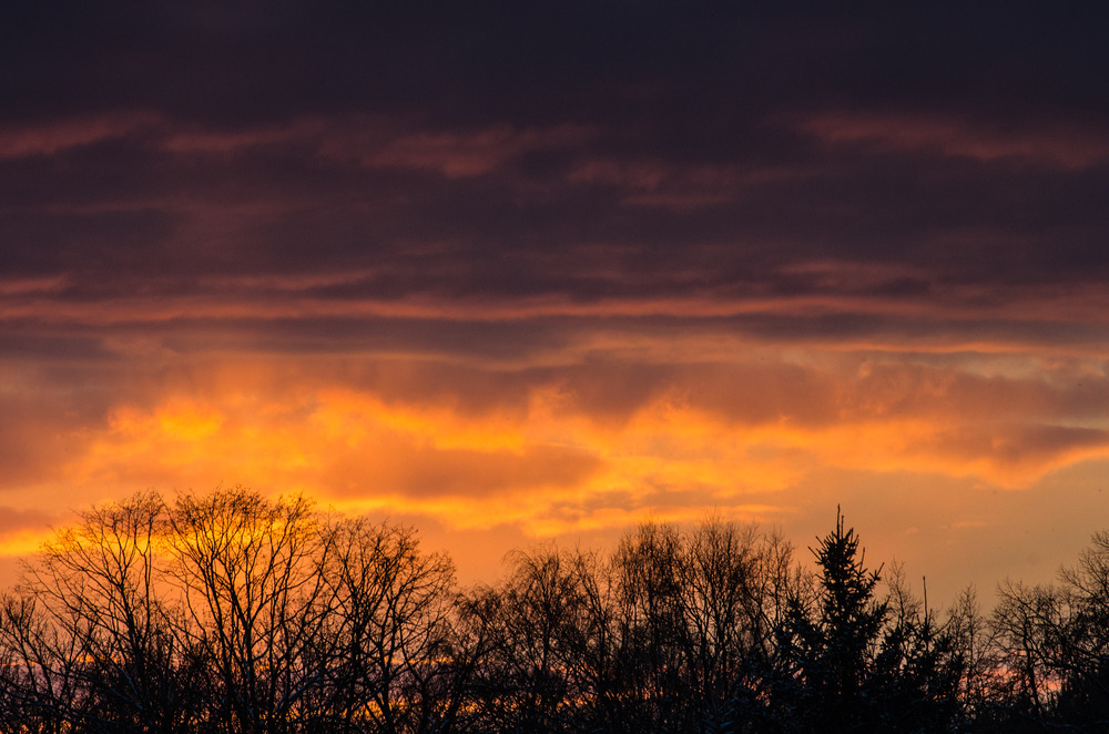 Sonnenuntergang am 6.12.12