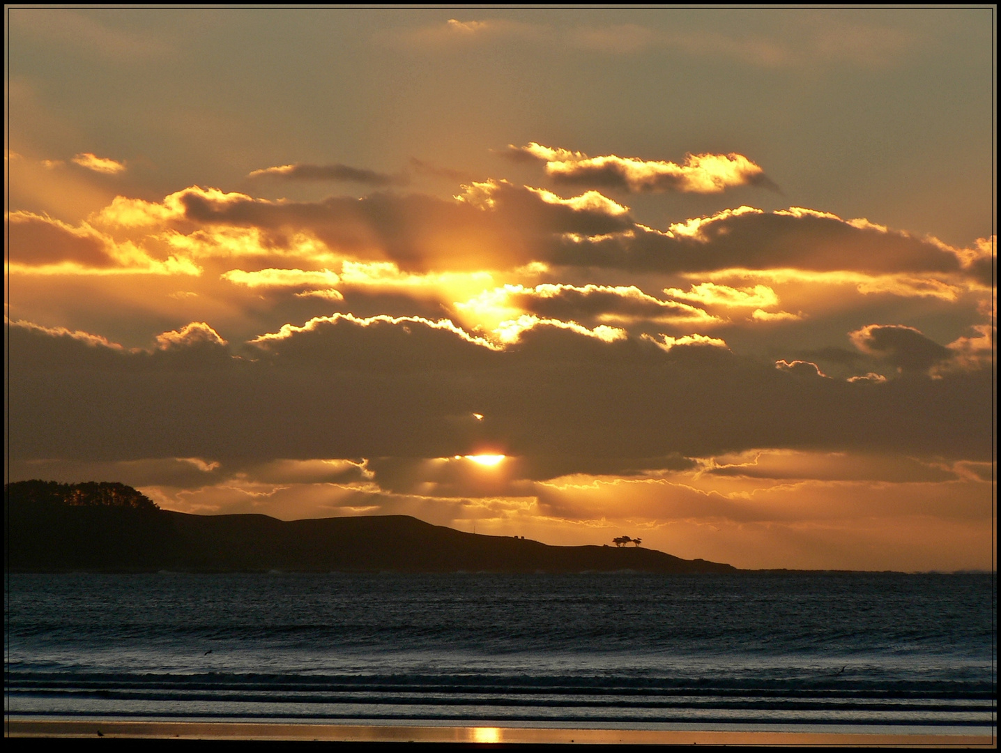 Sonnenuntergang am 90 Mile Beach