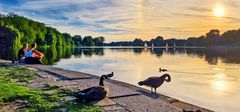 Sonnenuntergang am Aasee