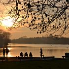 Sonnenuntergang am Aasee