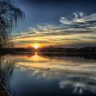 Sonnenuntergang am Aasee