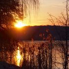 Sonnenuntergang am Aasee Januar 2017 2