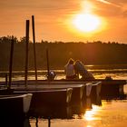 Sonnenuntergang am Abtsdorfer See