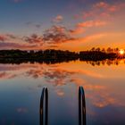 Sonnenuntergang am Abtsdorfersee