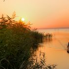 Sonnenuntergang am Achterwasser