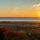 Sonnenuntergang am Achterwasser bei Stagnieß