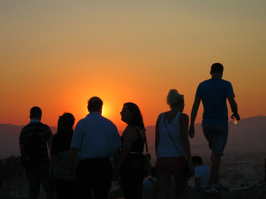 Sonnenuntergang am ACROPOLIS