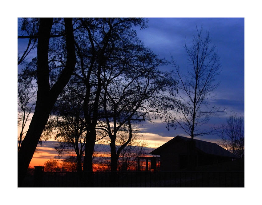 Sonnenuntergang am Adlerausguck | 2