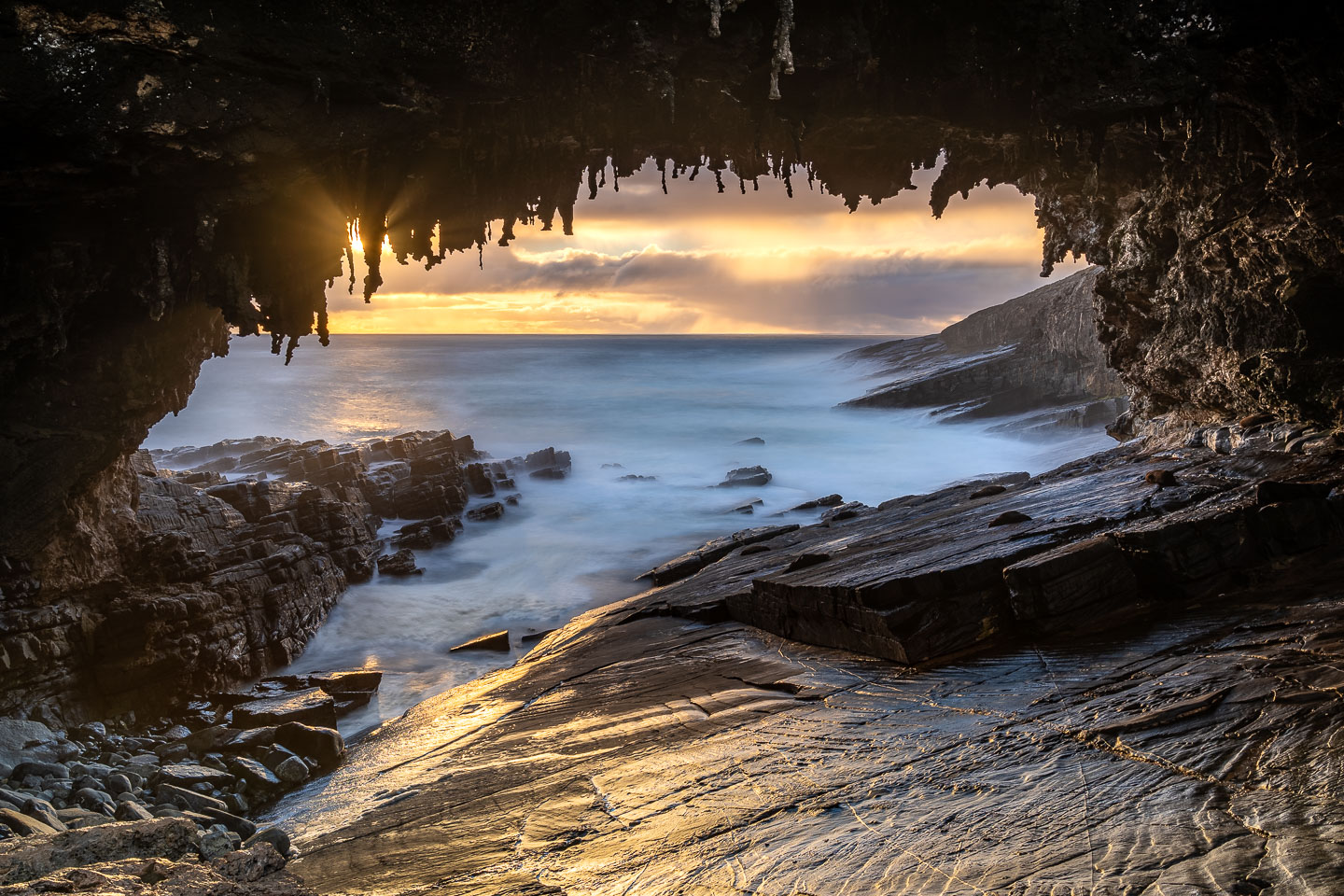 Sonnenuntergang am Admirals Arch