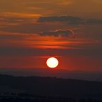 Sonnenuntergang am Albtrauf, die Dritte