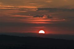 Sonnenuntergang am Albtrauf, die Vierte