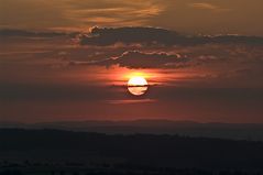 Sonnenuntergang am Albtrauf, die Zweite