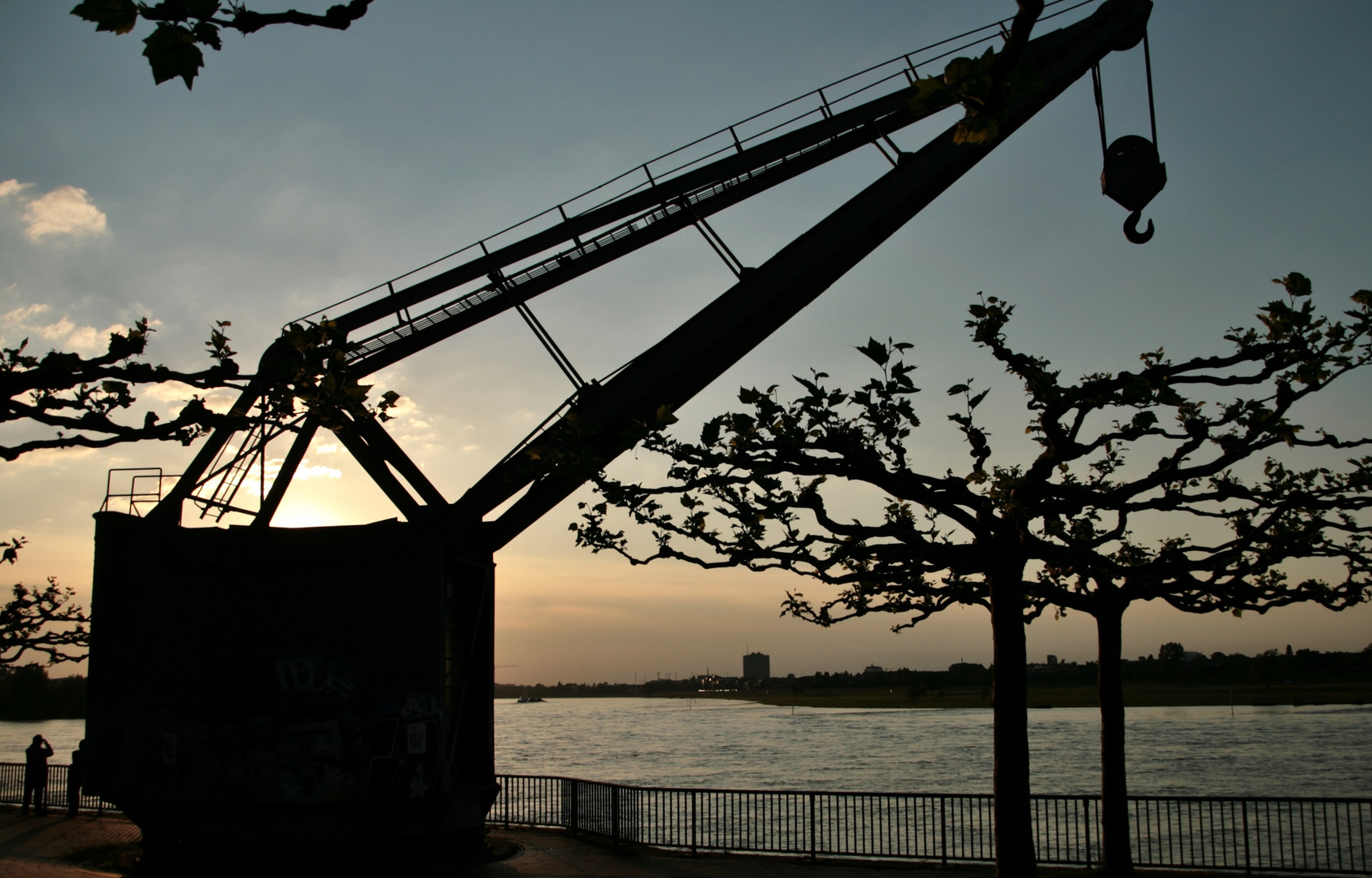 Sonnenuntergang am alten Hafen