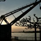 Sonnenuntergang am alten Hafen