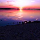 sonnenuntergang am Altmühlsee