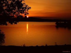 Sonnenuntergang am Altmühlsee