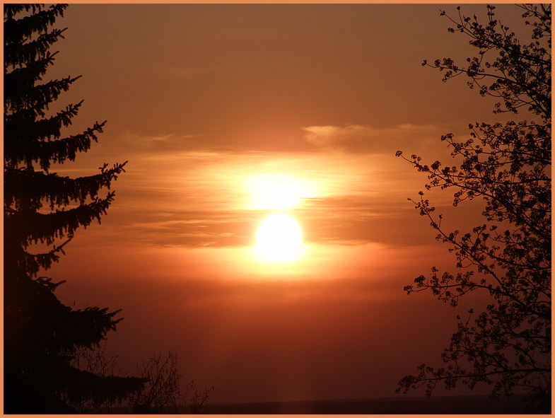 Sonnenuntergang am Altmühlsee