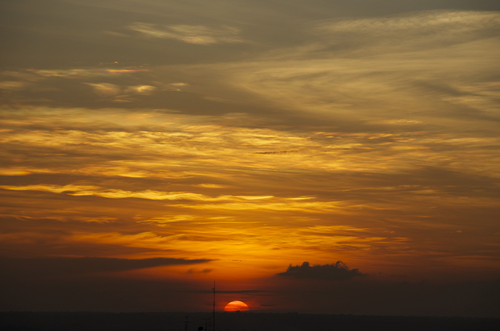 Sonnenuntergang am Amazonas