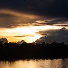 Sonnenuntergang am Amazonas