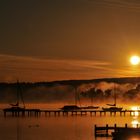 Sonnenuntergang am Amersee 2011.