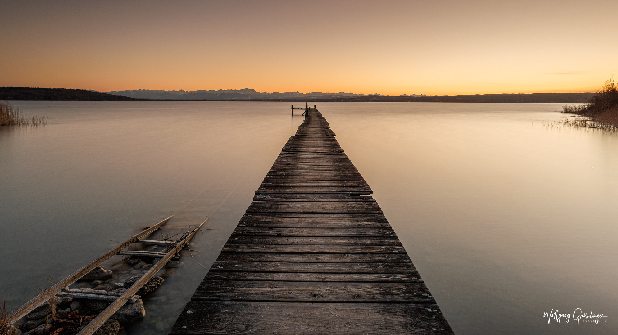 Sonnenuntergang am Ammersee