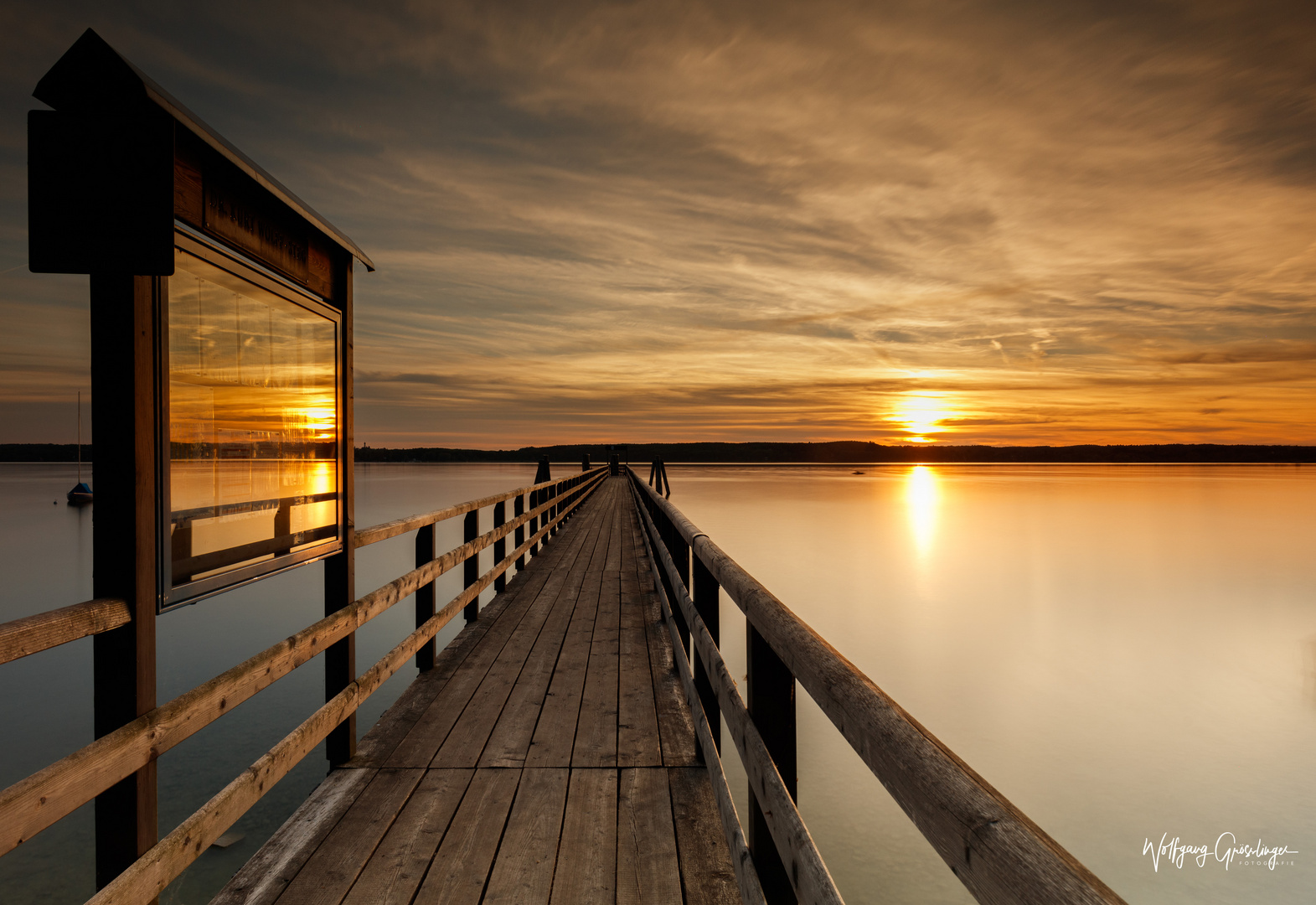 Sonnenuntergang am Ammersee