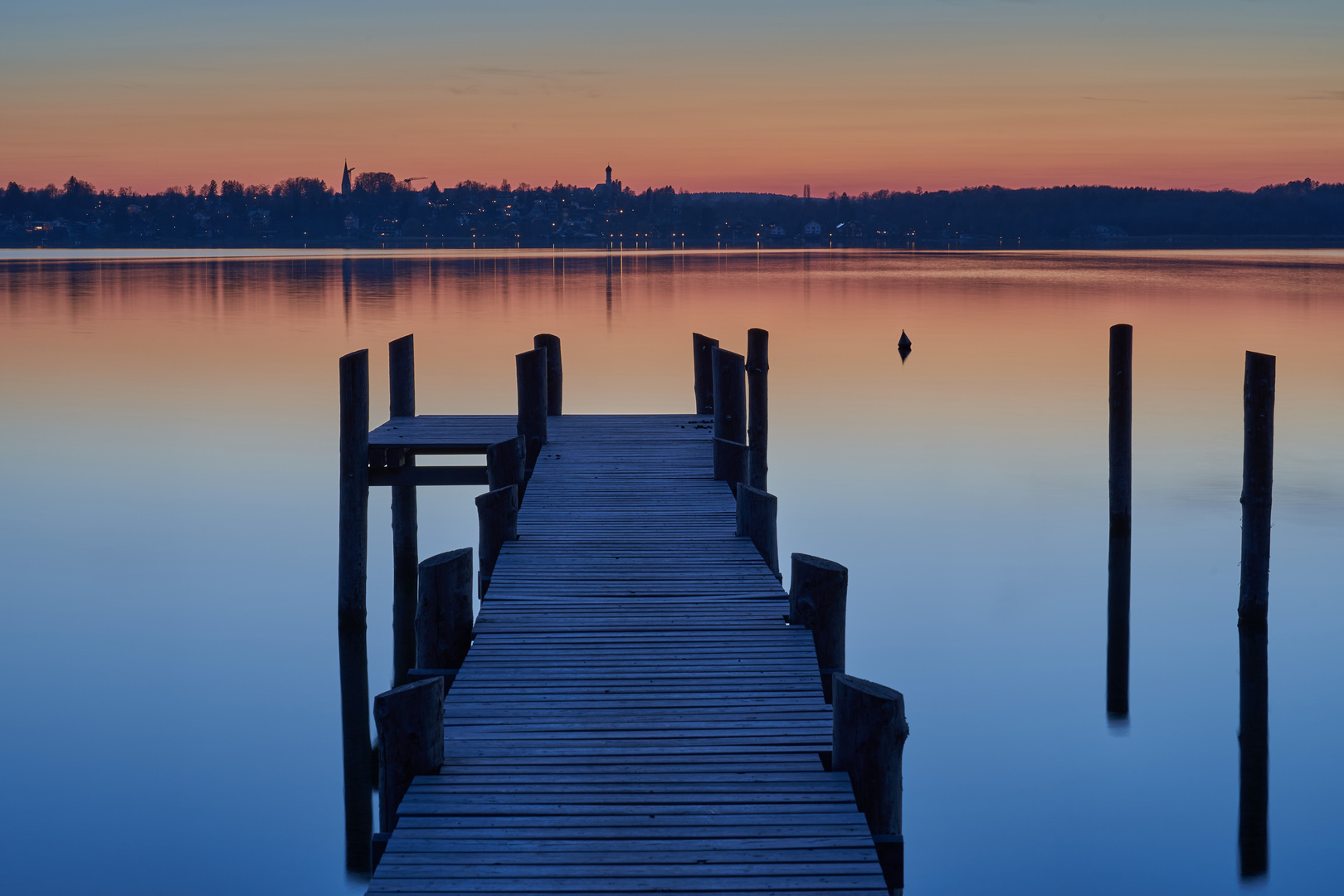 Sonnenuntergang am Ammersee